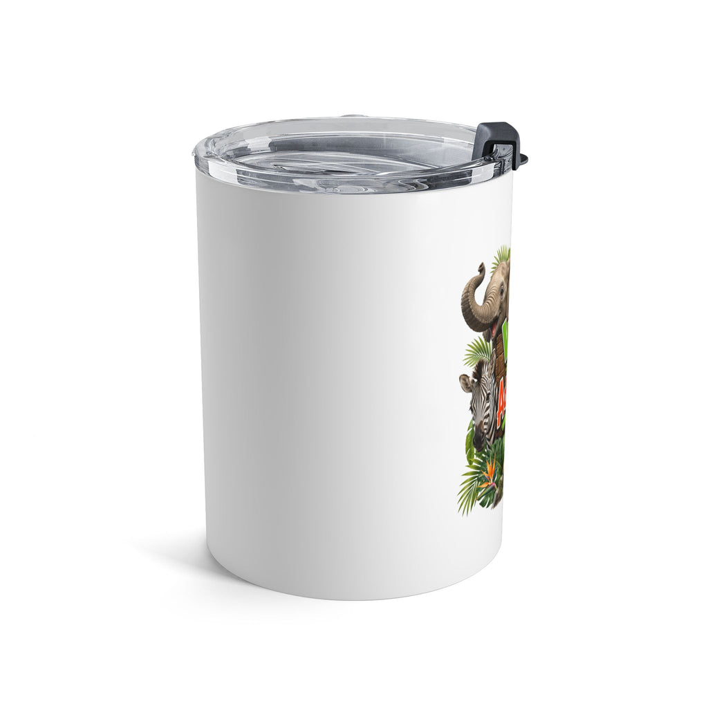 Wild About Adventure 10oz Kids Tumbler — Cute Safari Animal Travel Cup