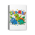 Dino-Mite! Kids Spiral Notebook — Cute Dinosaur School Journal (Ruled)