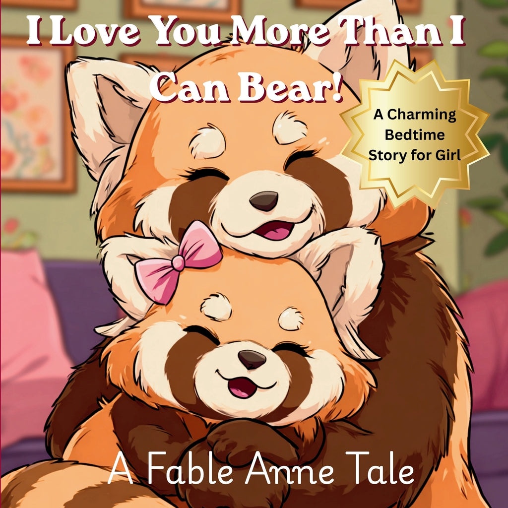 Red Panda Bear, I Love You More Than I Can Bear (Girls)