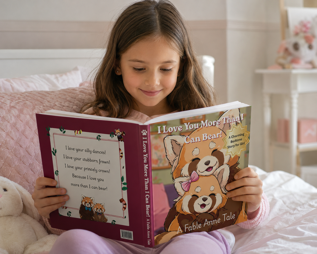 Red Panda Bear, I Love You More Than I Can Bear (Girls)