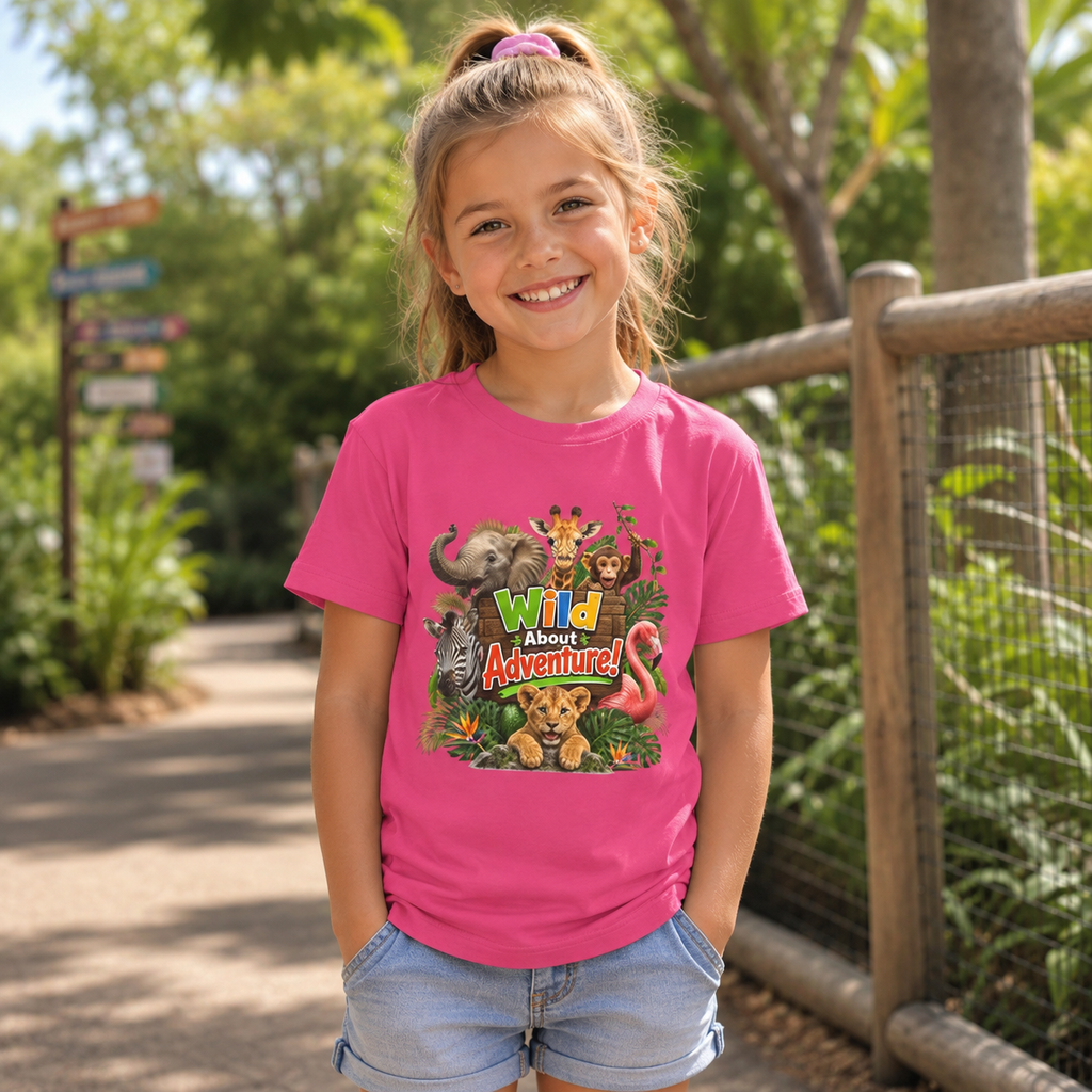 Kids 'Wild About Adventure' Animal Graphic Tee