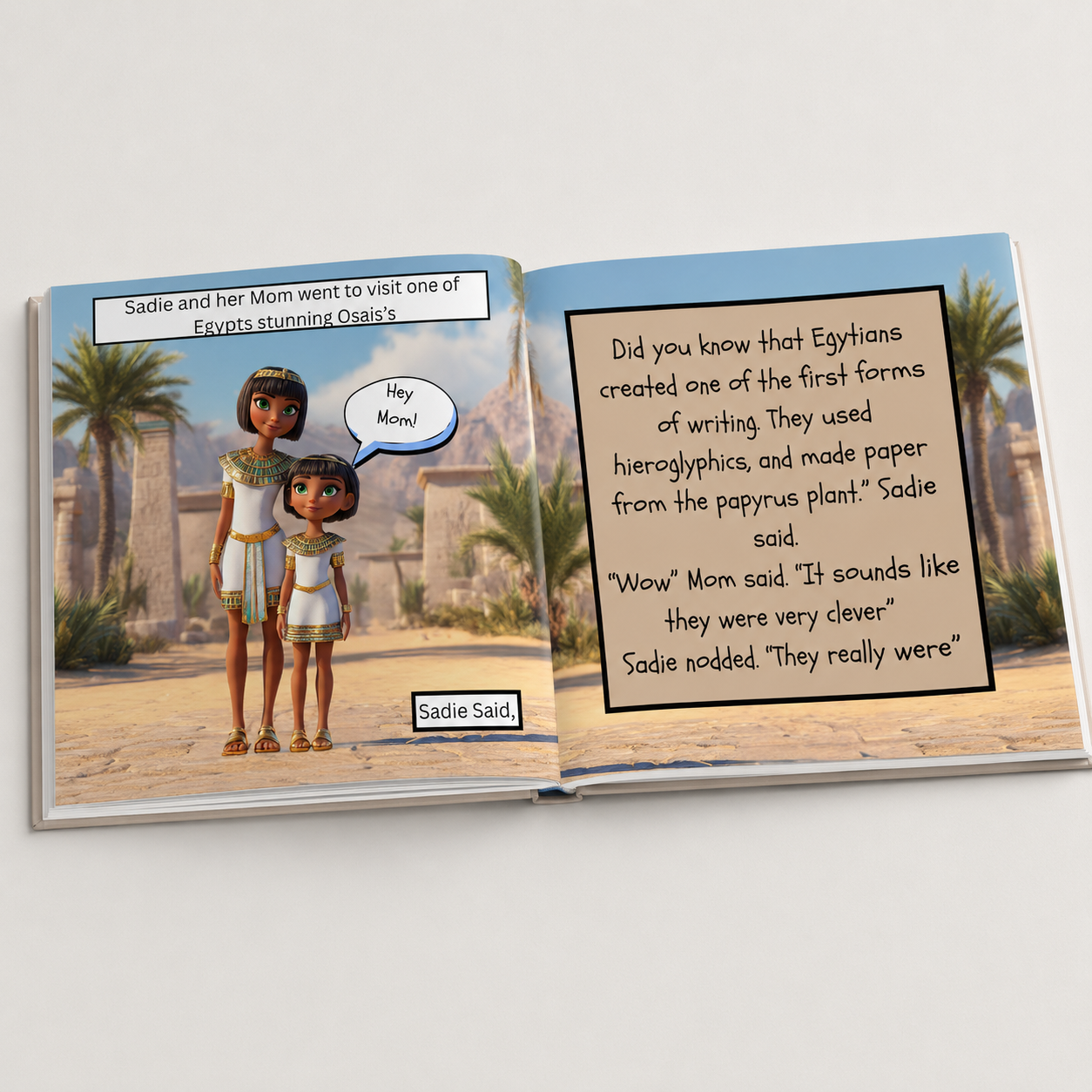 Hey Mom! Sadie Goes to Egypt