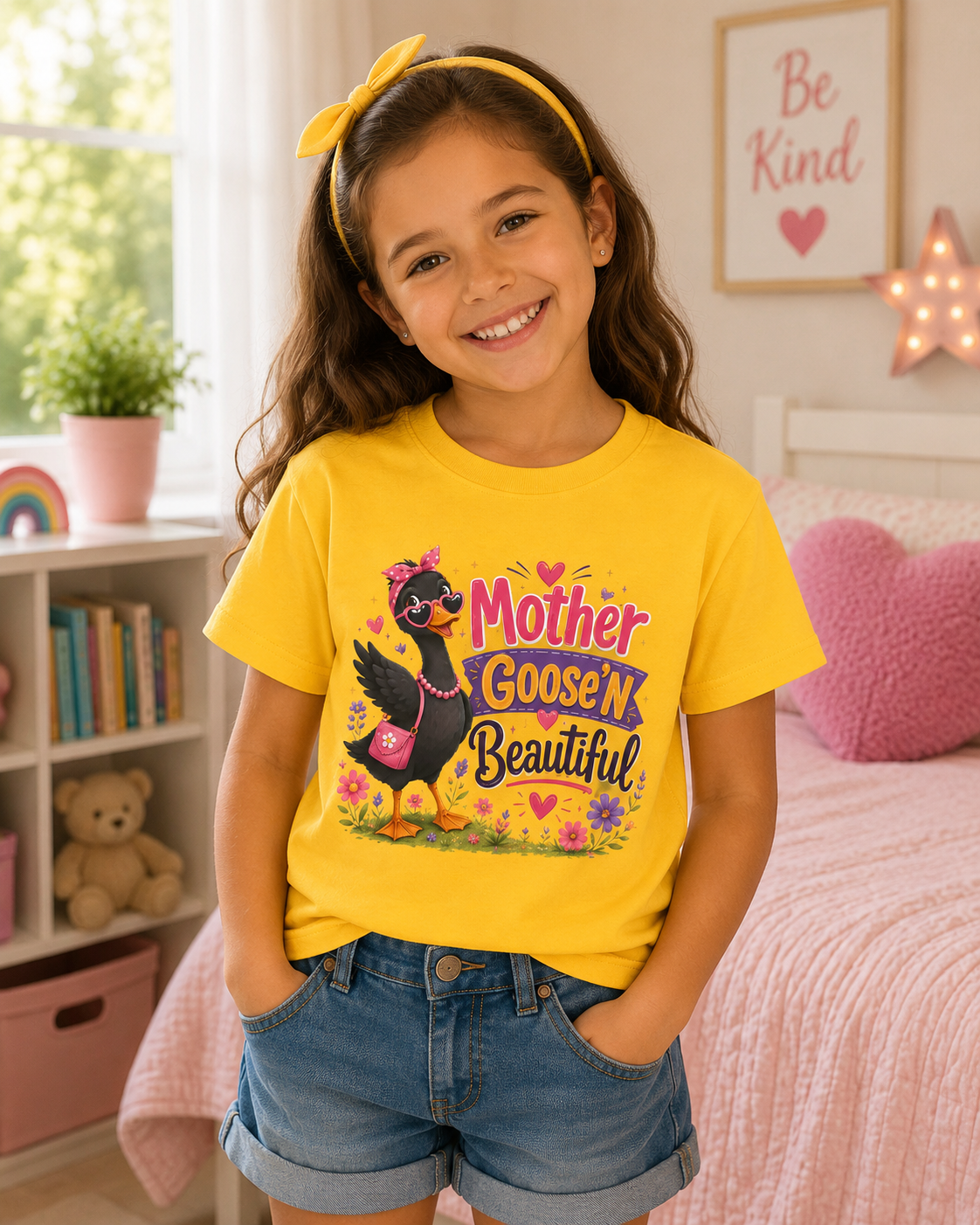 Mother Goose'n Beautiful Kids Tee