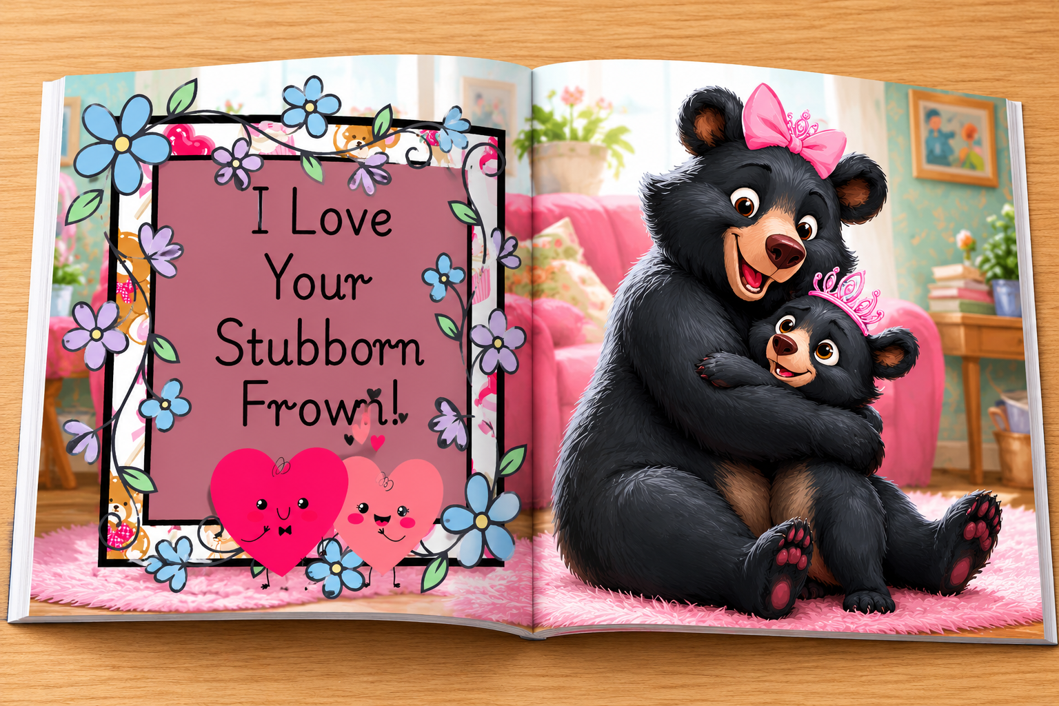 Brown Bear, I Love You More Than I Can Bear (Girls)